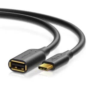 Cablu USB 2.0 SENTIVUS OTG tata USB-C - USB-A mama 0.1m SE-U206-010