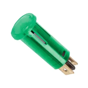 Lumina semnal 230V lumina verde LED 39x12 mm terminal 6.3mm 07920ZO