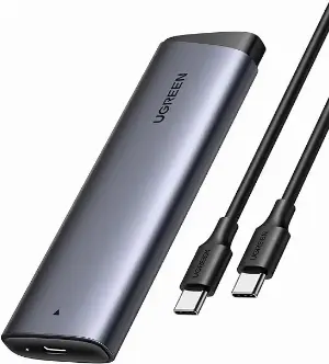 RACK extern Ugreen CM767 35267 SSD M.2 NVMe/PCIE 3.0 compatibil cu form factor 2280 /2260 /2242 /2230 cablu 50cm USB-C 3.1