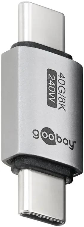 Adaptor USB-C3.1 tata - USB-C tata drept Thunderbolt 3 /4 Goobay 74448