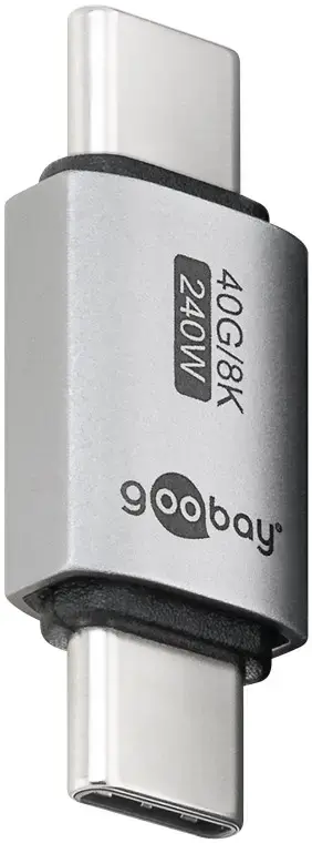 Adaptor USB-C3.1 tata - USB-C tata drept Thunderbolt 3 /4 Goobay 74448