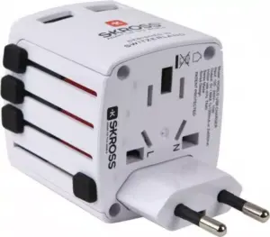 Adaptor priza universal 3 P tata - Schuko mama Skross