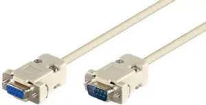 Cablu serial 1:1 RS232 D-SUB 9 pini tata-mama 5m Goobay