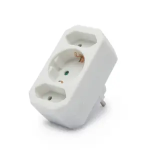 Distribuitor 2 simple Euro si 1 shuko cu protectie