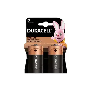 Set 2 baterii alkalina Duracell Basic LR20/MN1300 tip D 1.5V