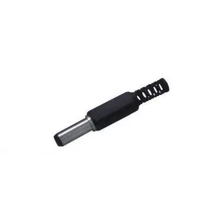 Mufa DC 2.1x5.5mm tata pe fir alimentare
