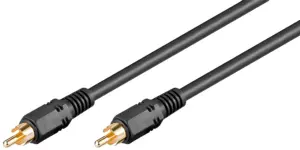 Cablu digital audio coaxial RG59 RCA S/PDIF 10m tata-tata Goobay 50337