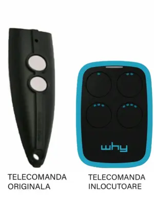 Telecomanda inlocuitoare poarta garaj cod saritor 433.92MHz Stagnoli Venus Av223 compatibila cu originalul (592)