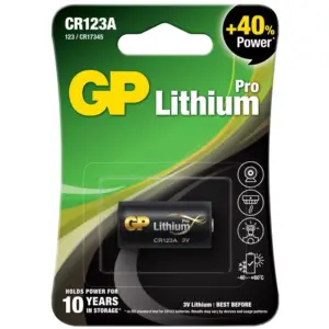 Baterie litiu CR123A 3V 16.8x34.5mm GP