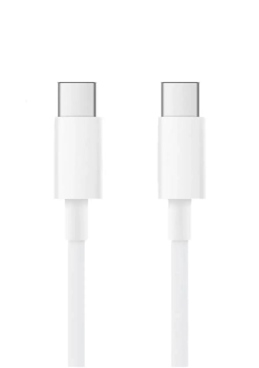 Cablu de incarcare si transfer date USB C la USB C 2m alb (306)
