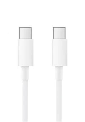 Cablu de incarcare si transfer date USB C la USB C 2m alb (306)