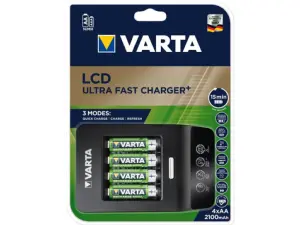 Incarcator Varta Ultra Fast Charger+ 57685 NiMH AAA AA + 4 acumulatori AA 2100mAh