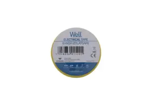 Banda izolatoare 19mm x 20m galben 1buc Well