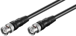 Cablu BNC tata - BNC tata 2m negru RG59 Goobay