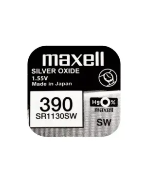 Baterie ceas Maxell SR1130SW V390 SR54 1.55V oxid de argint 1buc