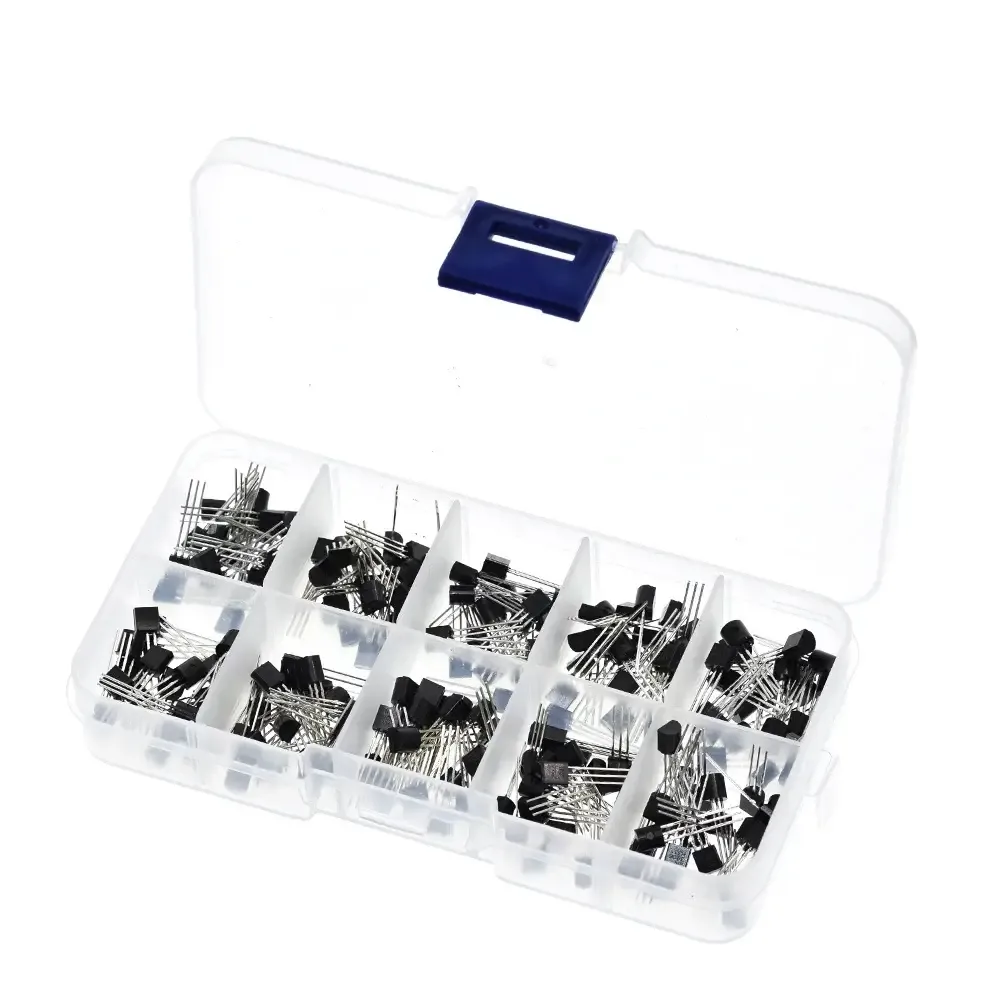 Kit tranzistoare TO-92 10 tipuri x 20buc 200buc/set