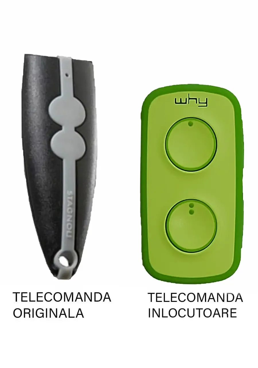 Telecomanda inlocuitoare poarta garaj Stagnoli Venus Av221 cod saritor/ 433.92MHz (593)
