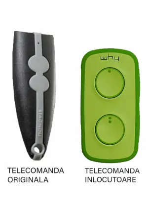 Telecomanda inlocuitoare poarta garaj Stagnoli Venus Av221 cod saritor/ 433.92MHz (593)