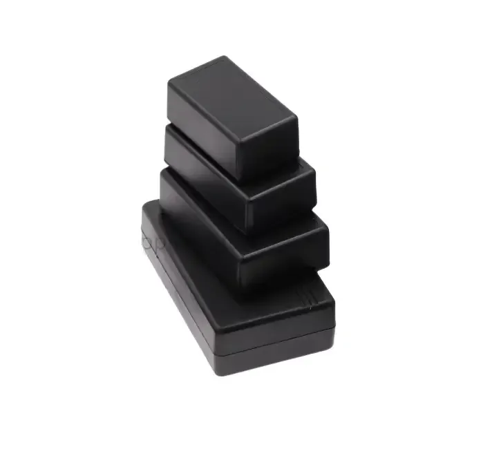 Cutie cu auto-inchidere 92x52x43 mm negru pentru montaje electronice