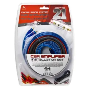 Set cabluri auto 8GA Hi-Fi Profesional 21buc M`N´C 20200-G