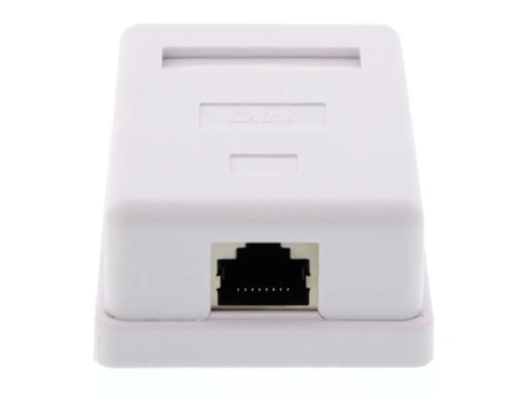 Priza simpla FTP cat6 RJ45 ecranat pe tencuiala Well