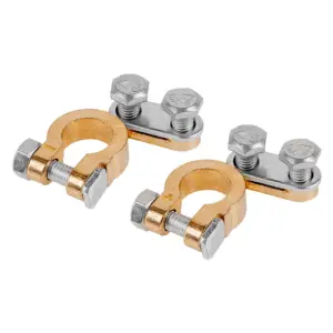 Set 2 borne baterie auto + / - ZLA0101