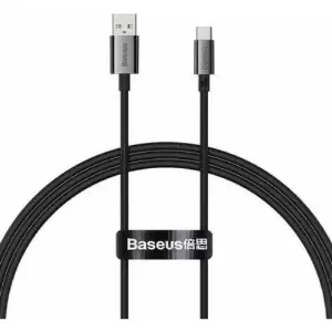 Cablu alimentare si date Baseus P10320102114-00 Superior USB la USB Type-C 100W 1m negru