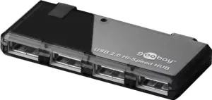 Mini HUB USB 4 port 2.0 negru Goobay
