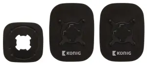 Kit suport negru montare telefon universal Konig