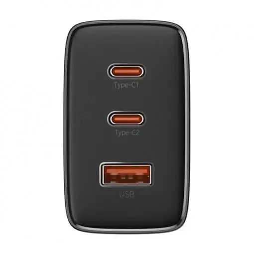 Incarcator retea Baseus P10152301113-00 Cube Pro Quick Charge 65W 2x USB Type-C 5V/3A 1x USB negru