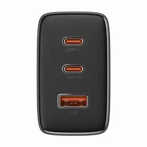 Incarcator retea Baseus P10152301113-00 Cube Pro Quick Charge 65W 2x USB Type-C 5V/3A 1x USB negru