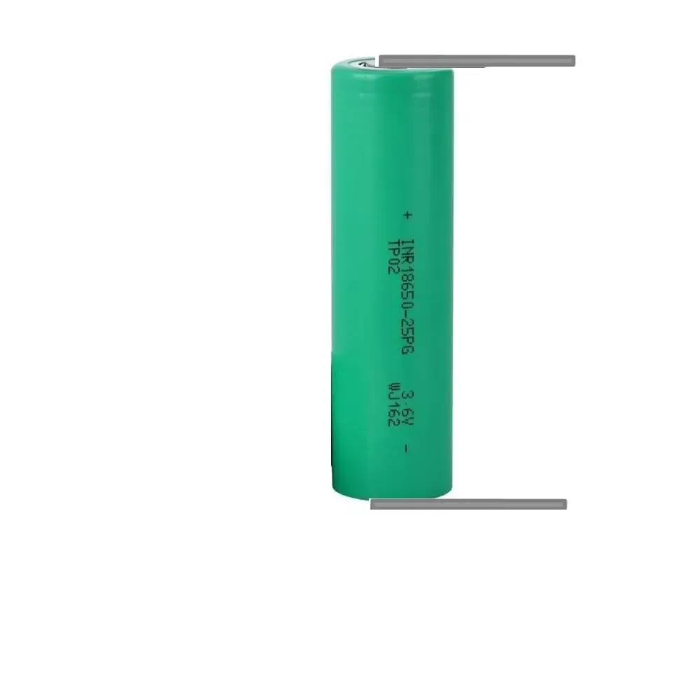 Acumulator TENPOWER 18650 LI-ION 2500mA 20A cu lamele sudate in U INR18650-25PG-U