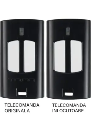 Telecomanda inlocuitoare poarta garaj 2 butoane cod saritor frecventa 433.92MHz Beninca TO.GO2WV compatibila cu originalul (801)