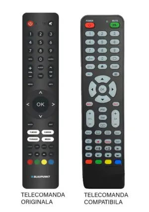 Telecomanda inlocuitoare compatibila cu originalul pentru TV Blaupunkt 32HAE4000 (587)