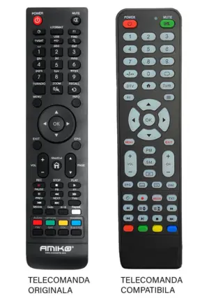 Telecomanda inlocuitoare compatibila pentru receptor Amiko HD83 IR 787 (479)