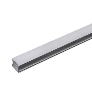 Profil aluminiu banda LED 2m 17.2x15.5 mm argintiu-mat V-TAC SKU-3354