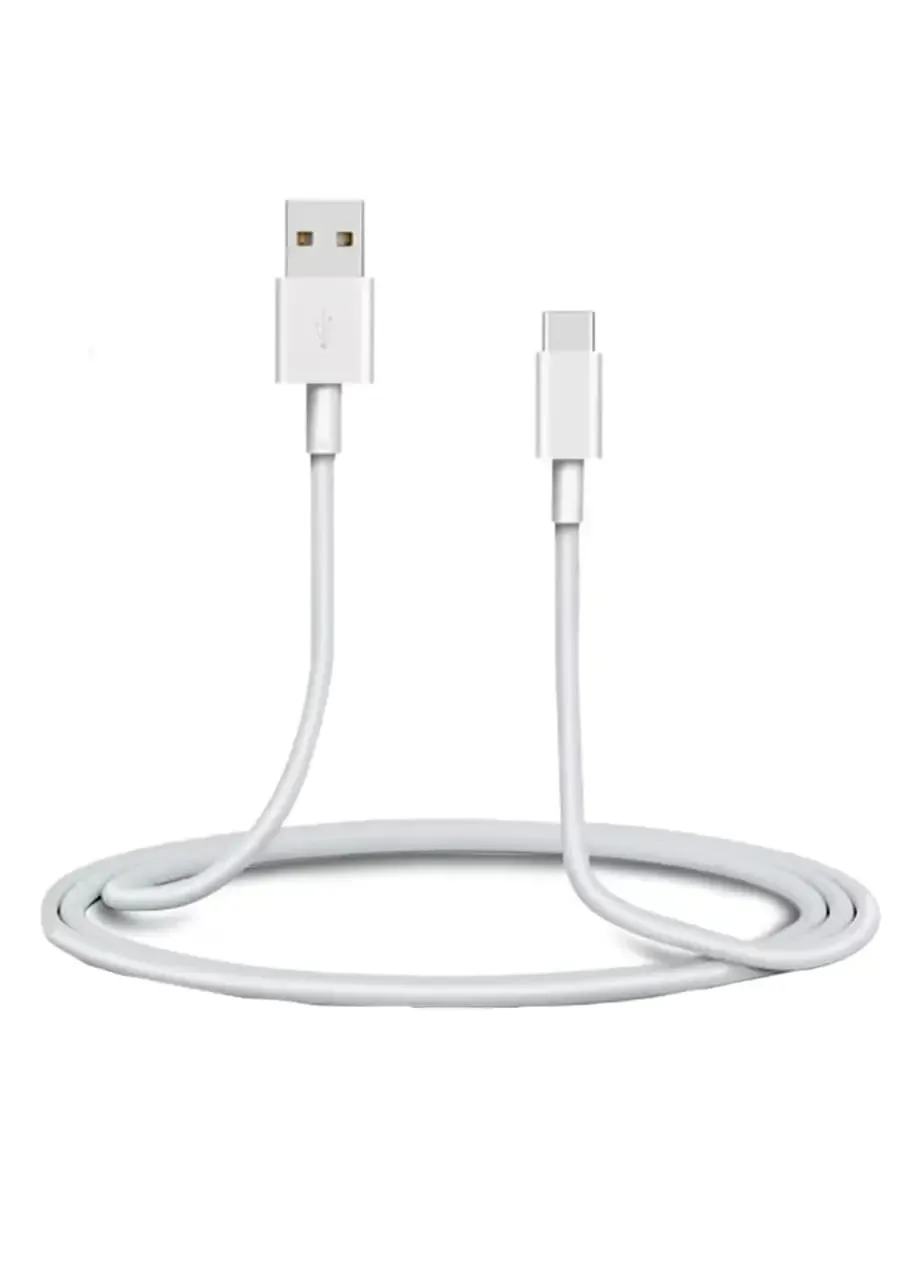 Cablu de incarcare si transfer date USB-A - USB-C 2m alb (517)