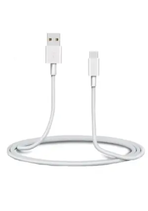Cablu de incarcare si transfer date USB-A - USB-C 2m alb (517)
