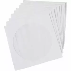 Plicuri CD /DVD din hartie alba 100buc/set