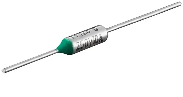 Siguranta termica 10A 250V 121°C 4.2x11.6mm