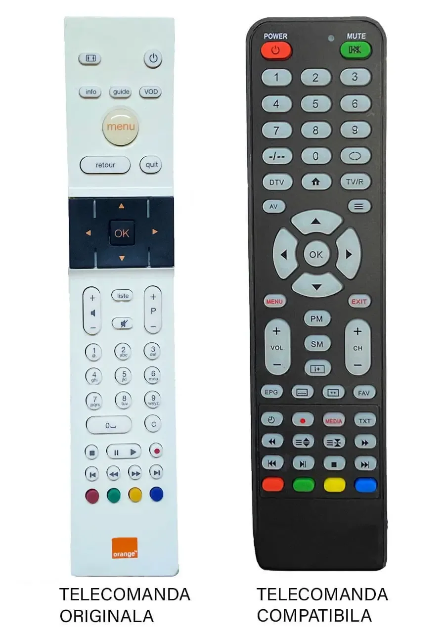 Telecomanda inlocuitoare pentru receptor Orange SHD85 /TVBOX2011 /TV SHD 85 /SMT-H6106 /Cod ER/4089 MFY/4079 (474)