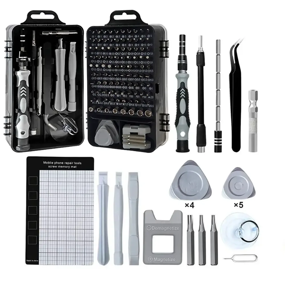 Trusa reparatii smartphone Spacer SPRT-PHONE-122 122piese /capete surubelnita /surubelnita /penseta /clipsuri deschidere telefon