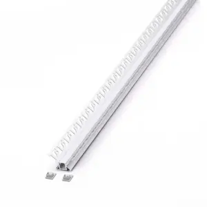 Profil aluminiu banda LED pentru rigips colt interior 2m mat V-tac SKU-3362