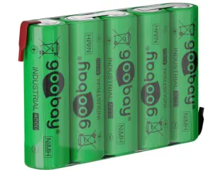 Pachet acumulatori 5x AA 2100mAh 6V Nickel-metal hybride NIMH Goobay
