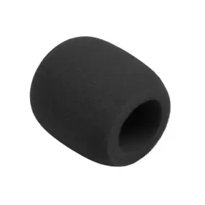Burete microfon negru mare 75x60mm Azusa MIK1574A