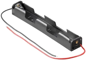Suport baterii 2x AA R6 cu Capete de cablu libere 11983 Goobay
