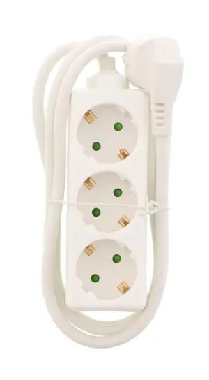 Prelungitor 3 prize 1.5m 3xG1.5mmp alb Well EXTS-3S1.5M-WL