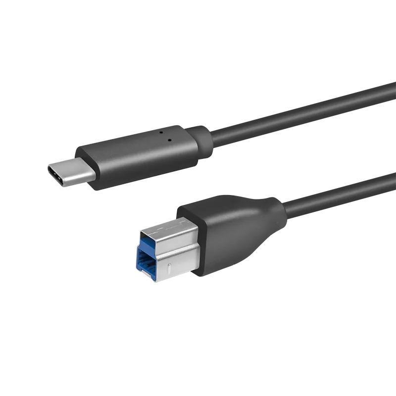 Cablu USB 3.0 B mufa tata - USB type C mufa tata 1m negru LOGILINK CU0162