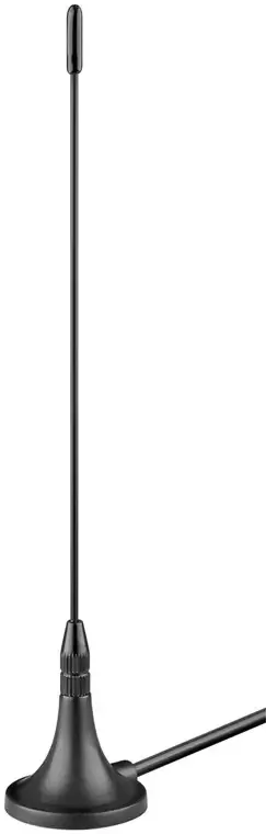 Mini antena magnetica pasiva DVB-T2 HD FM DAB Goobay 67090